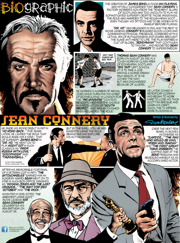 Biographic on Sunday August 22, 2010 Comic Strip