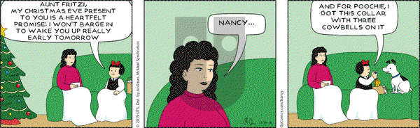 Nancy on Tuesday December 24, 2019 Comic Strip