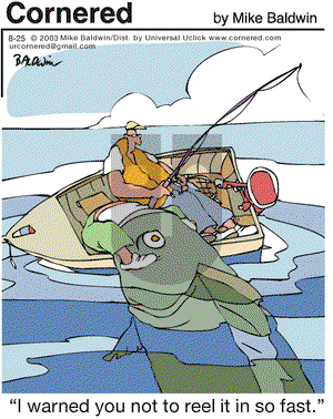 Cornered on Thursday August 25, 2011 Comic Strip