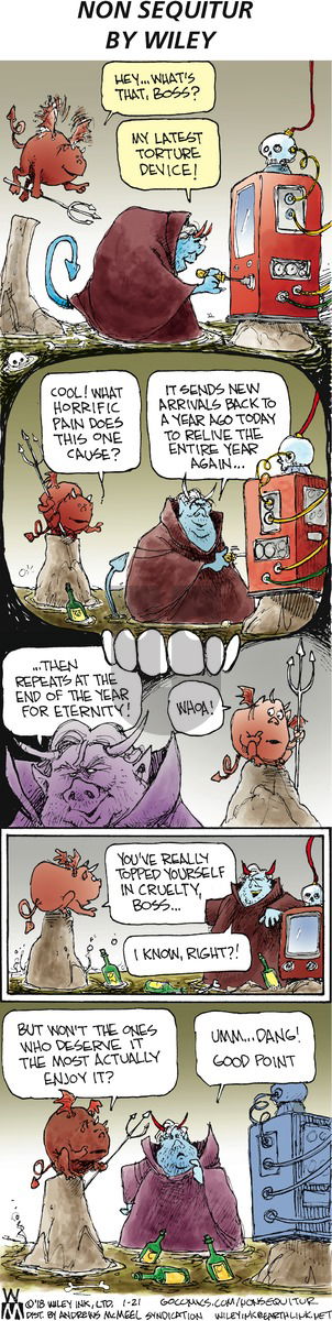 Non Sequitur on Sunday January 21, 2018 Comic Strip