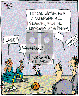 In the Bleachers on Wednesday April 13, 2011 Comic Strip