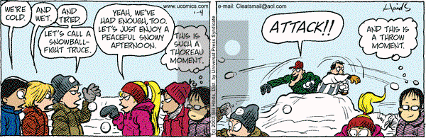Cleats on Saturday January 4, 2003 Comic Strip