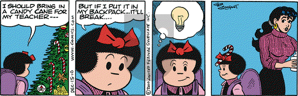 Nancy on Wednesday December 15, 2010 Comic Strip