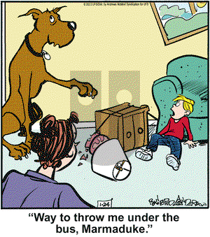 Marmaduke on Monday January 24, 2022 Comic Strip