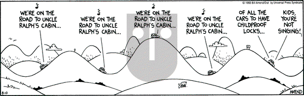 FoxTrot on Tuesday August 10, 1993 Comic Strip