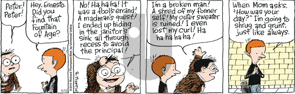 Cul de Sac - Friday May 15, 2015 Comic Strip