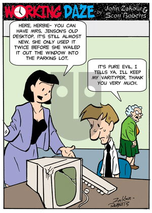 Working Daze on Monday September 29, 2025 Comic Strip