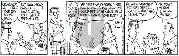 Monty on Wednesday September 25, 2002 Comic Strip