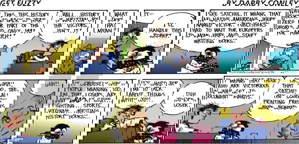 Get Fuzzy on Sunday August 8, 2010 Comic Strip