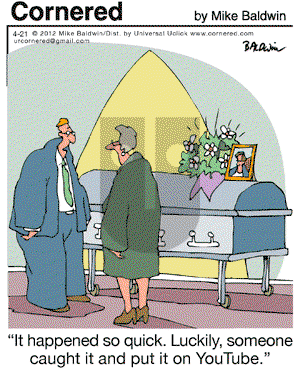 Cornered on Saturday April 21, 2012 Comic Strip