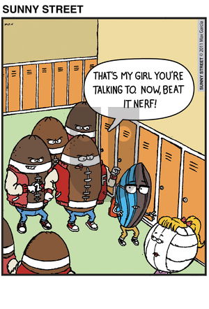 Sunny Street on Thursday July 11, 2013 Comic Strip