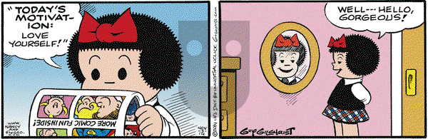 Nancy on Monday November 3, 2014 Comic Strip