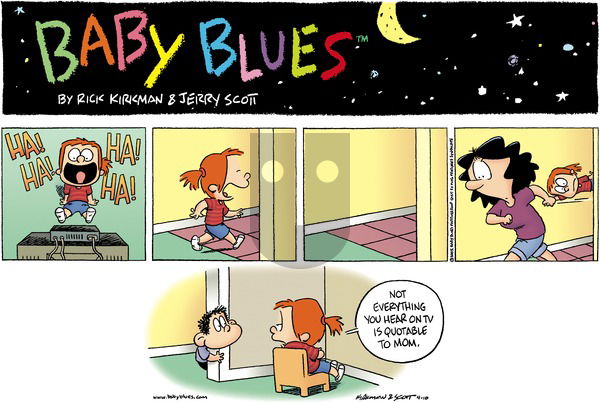 Baby Blues on Sunday April 10, 2005 Comic Strip