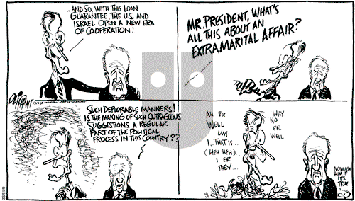 Pat Oliphant on Thursday August 13, 1992 Comic Strip