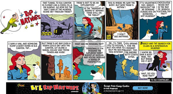 Rip Haywire - Sunday May 29, 2016 Comic Strip