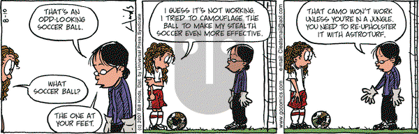 Cleats on Friday August 10, 2007 Comic Strip