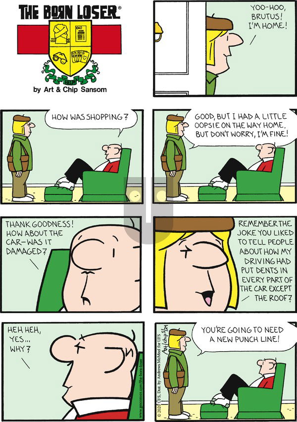 The Born Loser on Sunday May 24, 2020 Comic Strip