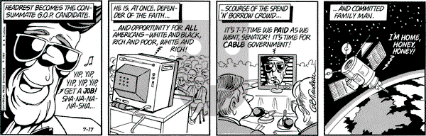 Doonesbury on Friday July 17, 1987 Comic Strip