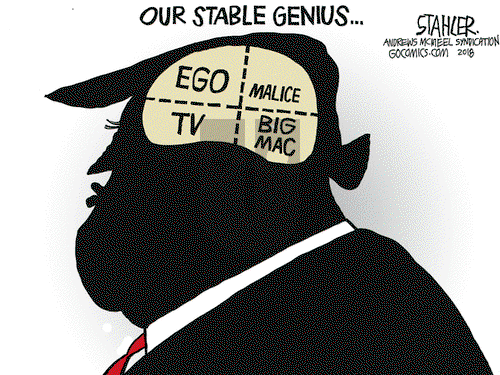 Jeff Stahler on Wednesday January 10, 2018 Comic Strip