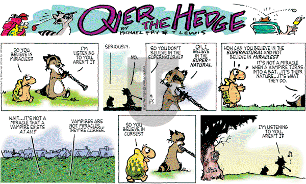 Over the Hedge on Sunday September 25, 2011 Comic Strip