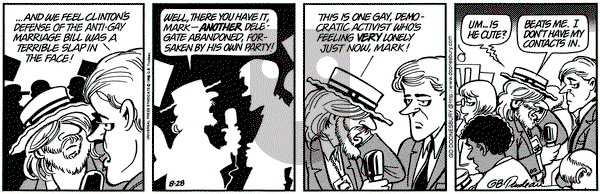 Doonesbury on Wednesday March 25, 1998 Comic Strip