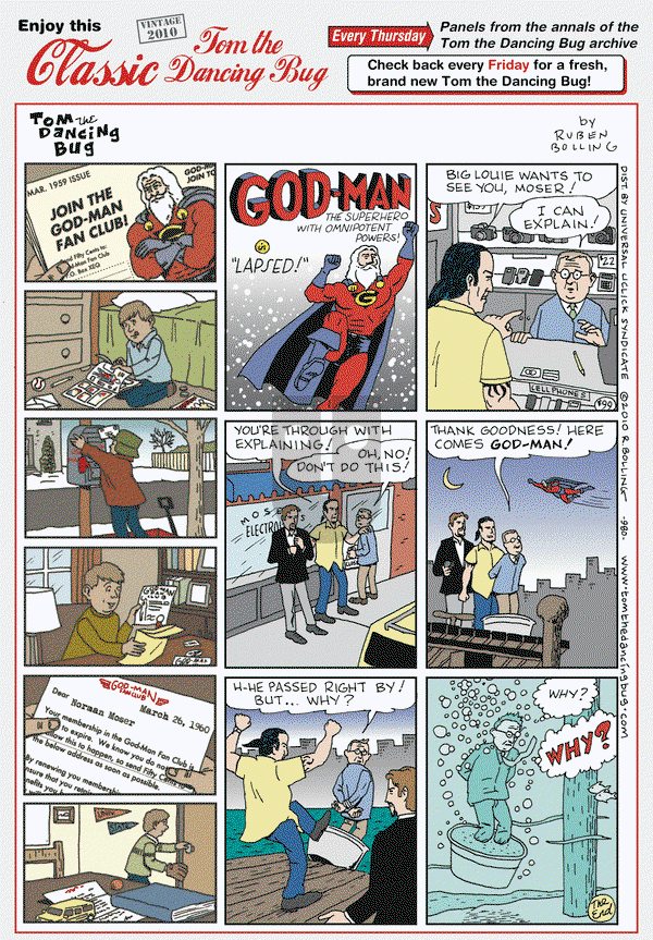 Tom the Dancing Bug on Thursday April 5, 2018 Comic Strip