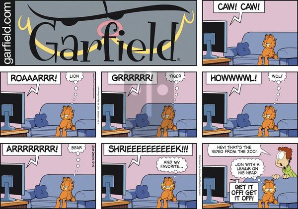 Garfield on Sunday September 15, 2019 Comic Strip