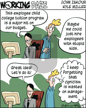 Working Daze on Friday December 5, 2003 Comic Strip