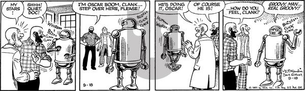 Alley Oop on Saturday September 18, 1971 Comic Strip