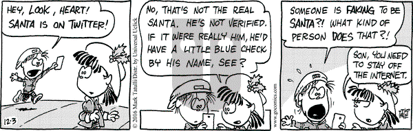 Heart of the City on Saturday December 3, 2016 Comic Strip