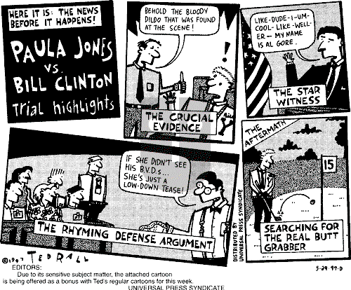 Ted Rall on Thursday June 5, 1997 Comic Strip