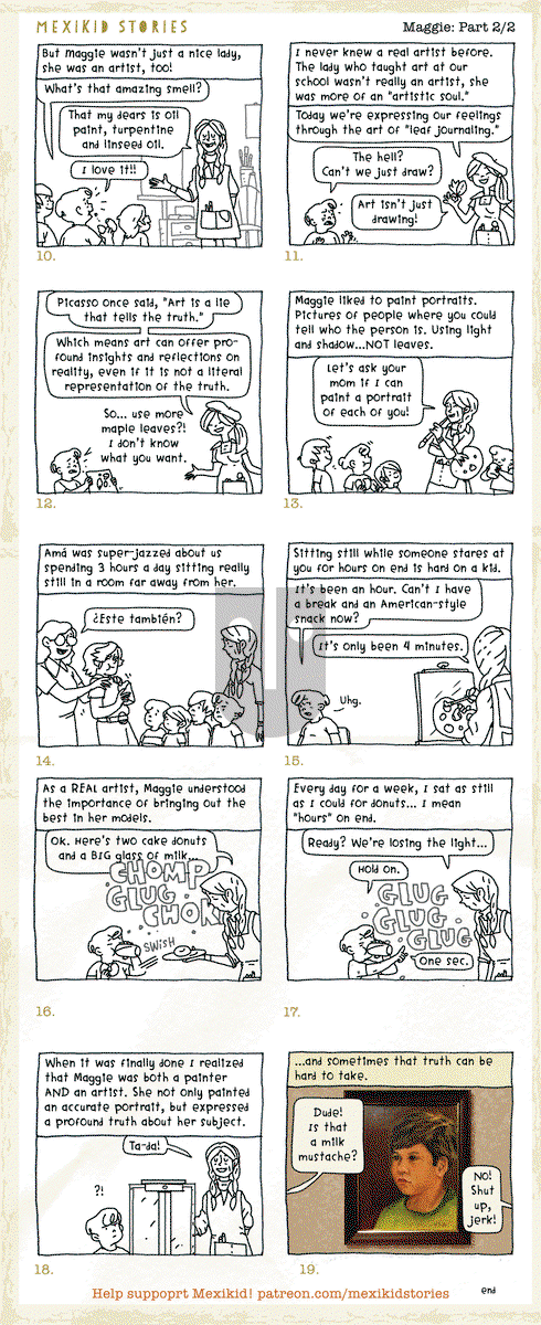Mexikid Stories on Friday January 5, 2024 Comic Strip