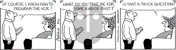 The Born Loser on Wednesday September 21, 2005 Comic Strip