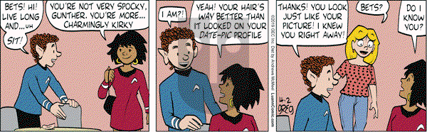 Luann on Tuesday April 2, 2019 Comic Strip