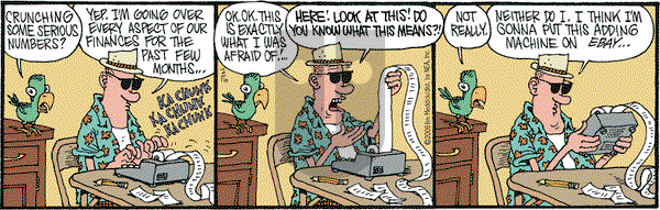 Monty on Monday February 16, 2009 Comic Strip