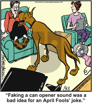 Marmaduke on Friday April 1, 2022 Comic Strip