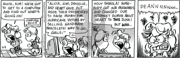 Heart of the City on Wednesday November 9, 2005 Comic Strip