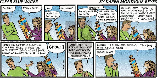 Clear Blue Water on Sunday January 30, 2005 Comic Strip