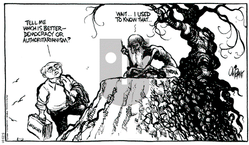 Pat Oliphant on Thursday May 23, 1991 Comic Strip