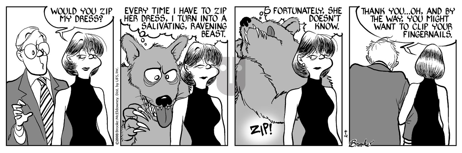 9 Chickweed Lane - Tuesday February 4, 2003 Comic Strip
