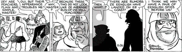 Alley Oop on Tuesday August 26, 1997 Comic Strip