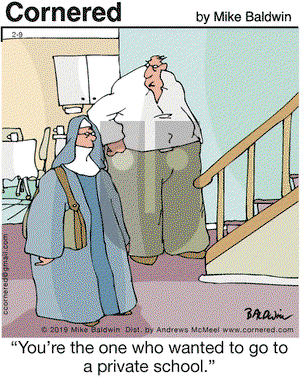 Cornered on Saturday February 9, 2019 Comic Strip