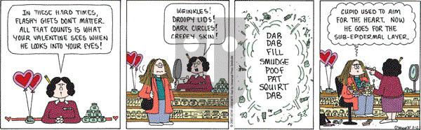 Cathy Classics - Thursday February 12, 2009 Comic Strip