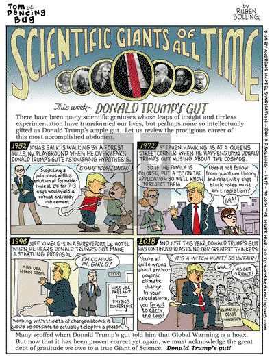 Tom the Dancing Bug on Monday December 10, 2018 Comic Strip