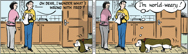 Fred Basset - Friday April 3, 2020 Comic Strip