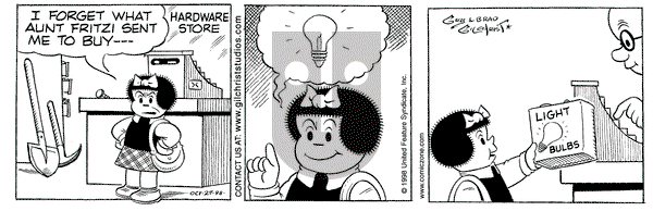 Nancy on Tuesday October 27, 1998 Comic Strip