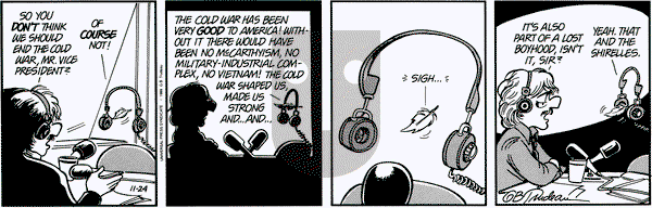 Doonesbury on Friday November 24, 1989 Comic Strip
