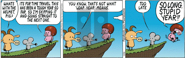 Pearls Before Swine on Monday February 29, 2016 Comic Strip
