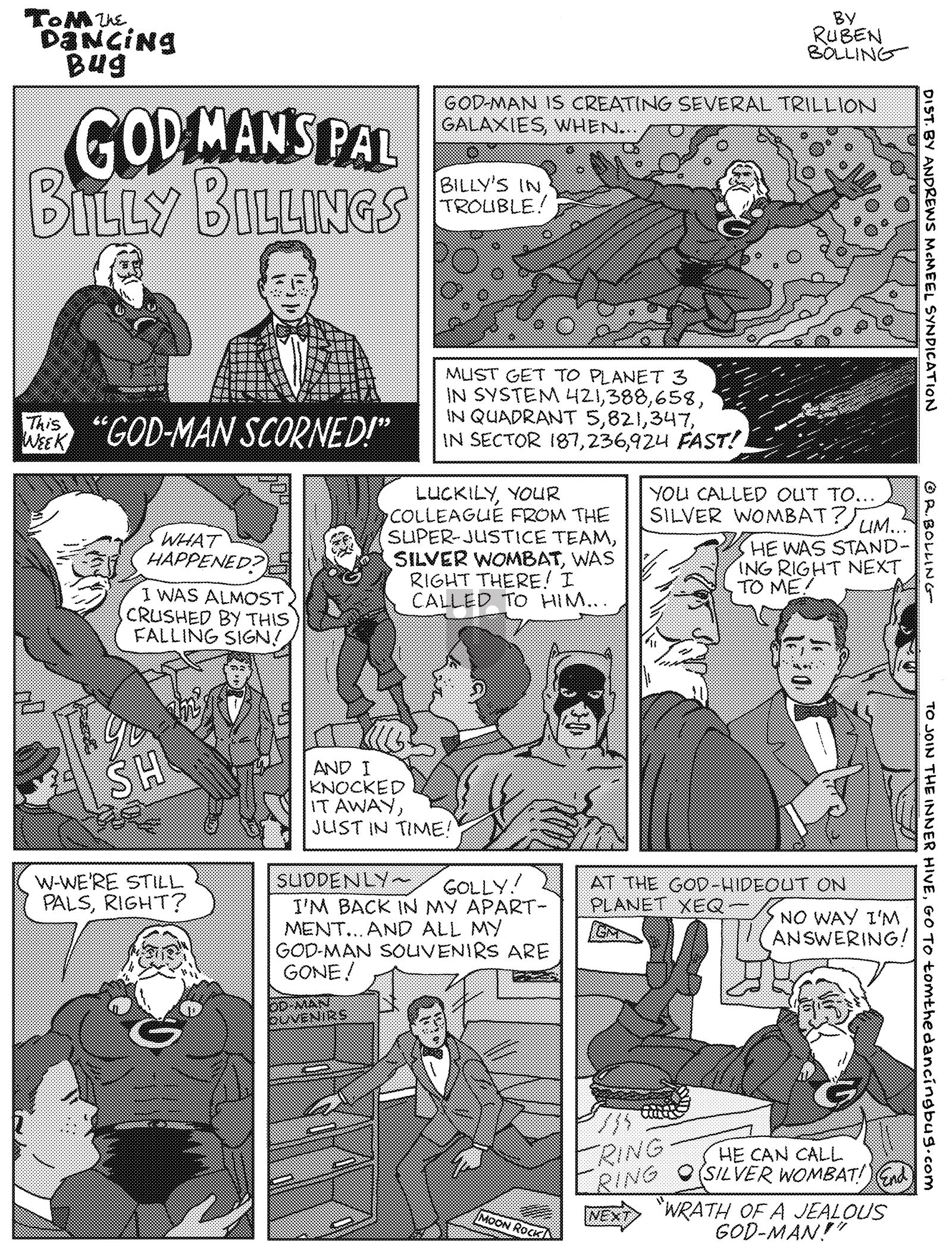 Tom the Dancing Bug - Monday December 30, 2019 Comic Strip