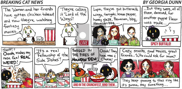 Breaking Cat News on Sunday February 23, 2025 Comic Strip